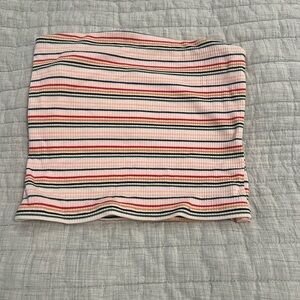 American Eagle Outfitters Striped Mini Skirt - Pink, Green, Cream